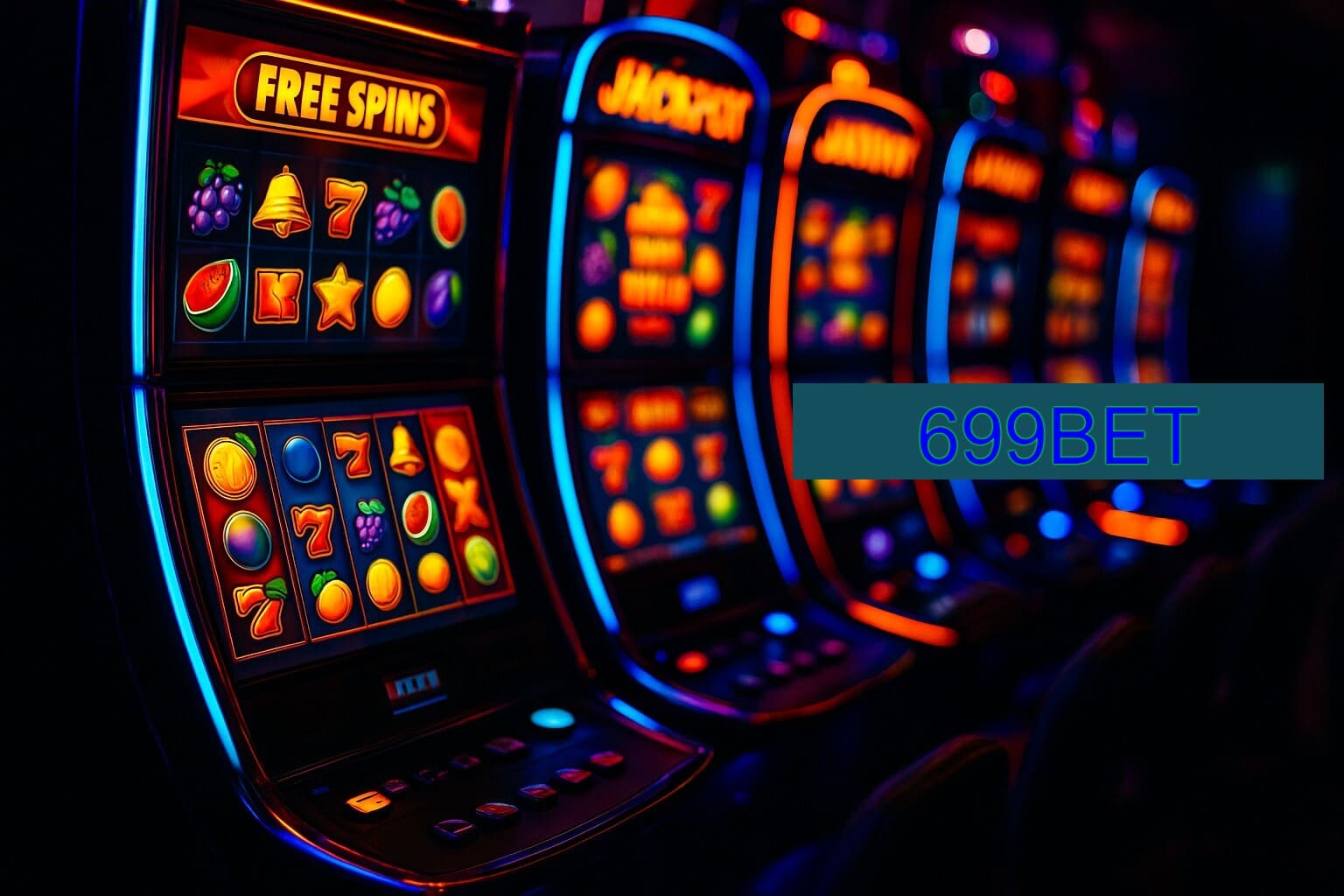 Diversos jogos de caça-níqueis